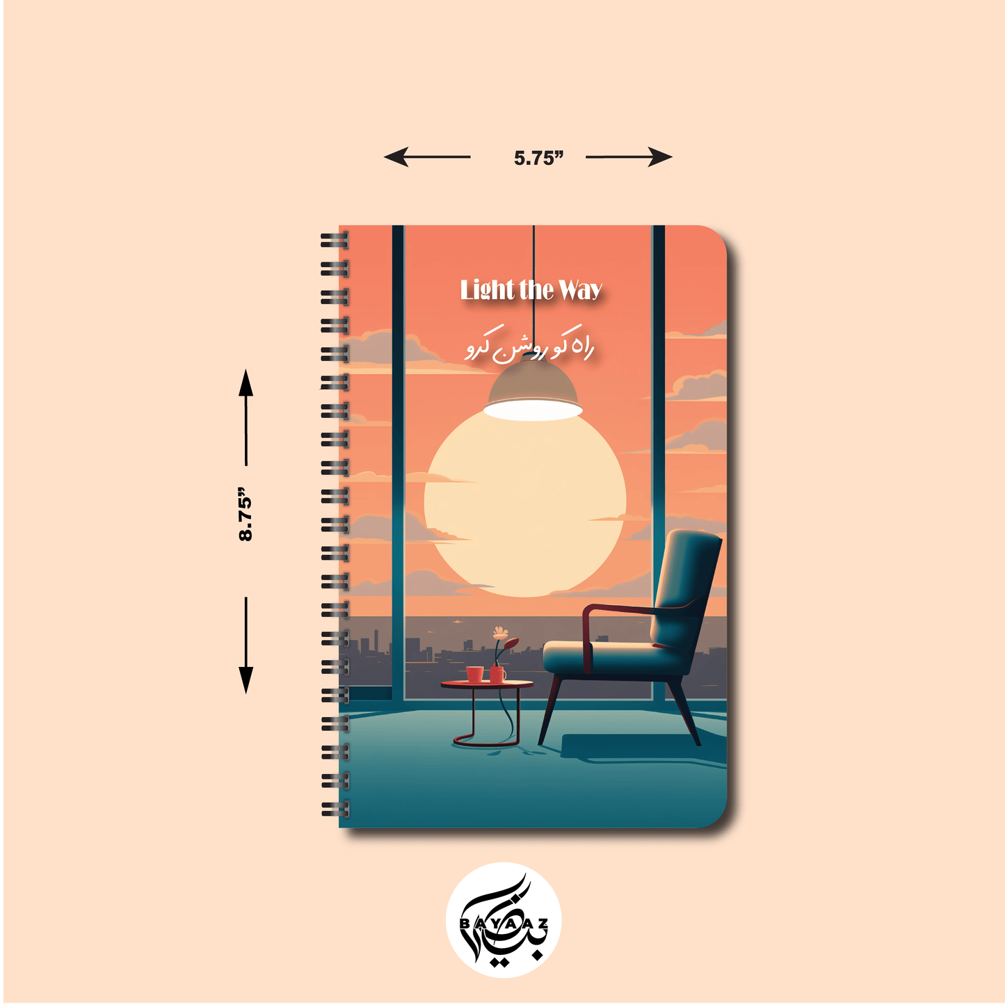 Light the Way - A5 Size Notebook