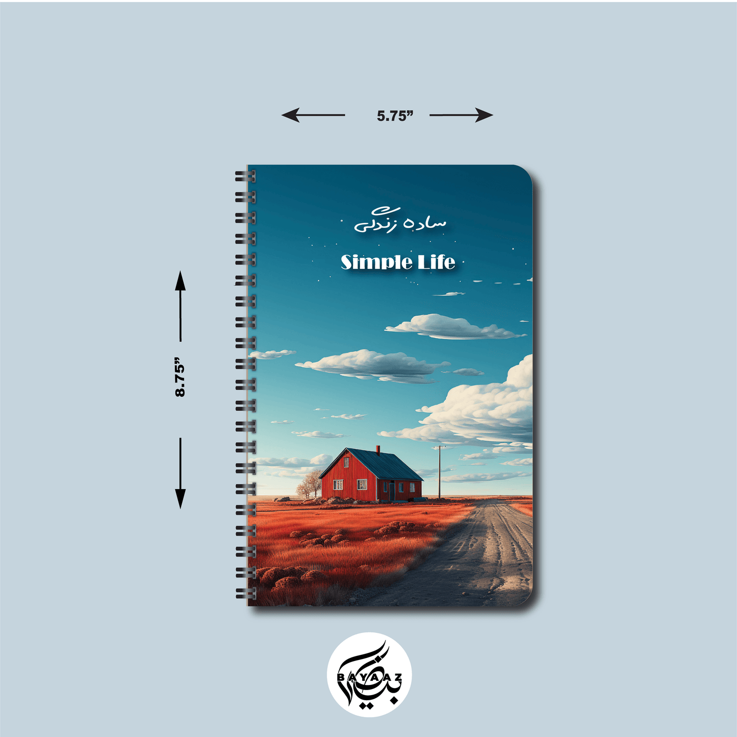 Simple Life - A5 Lined Notebook
