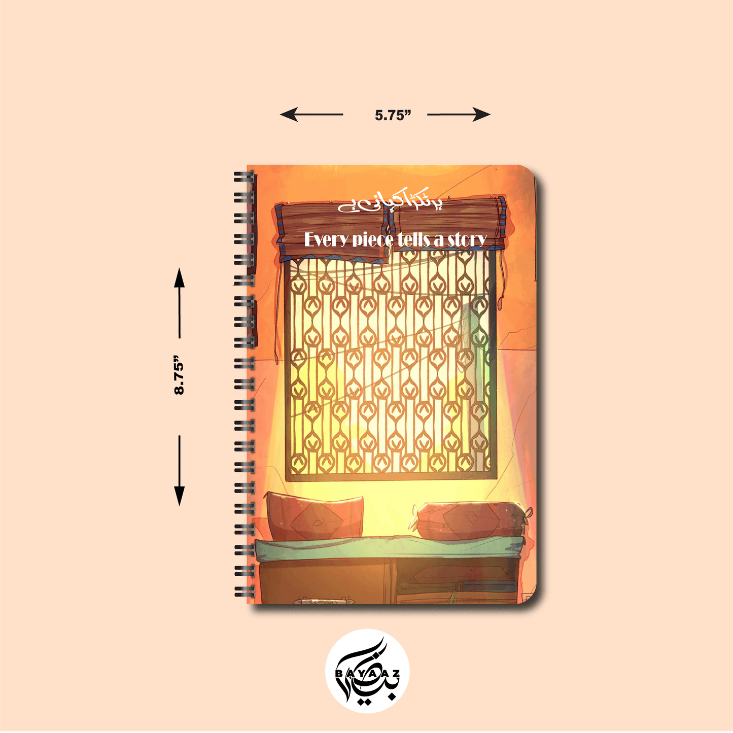 Every piece tells a Story - A5 Lined Notebook